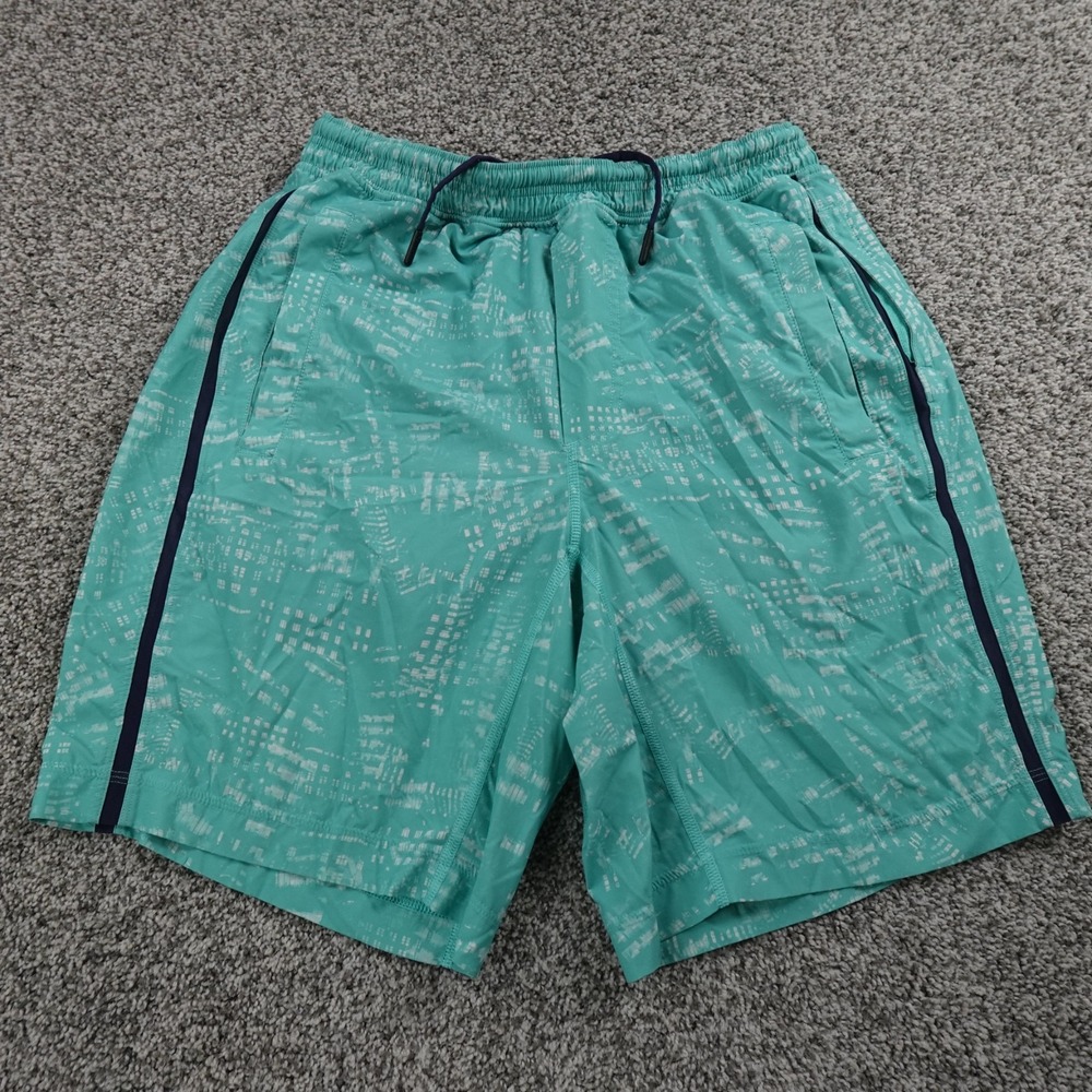 Lululemon Shorts Mens M Blue Pacebreaker Drawstring Performance Stretch Gym Run